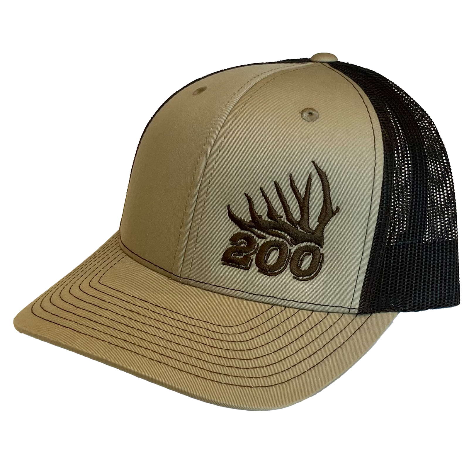 200 Tan - Brown Mesh with Brown Logo