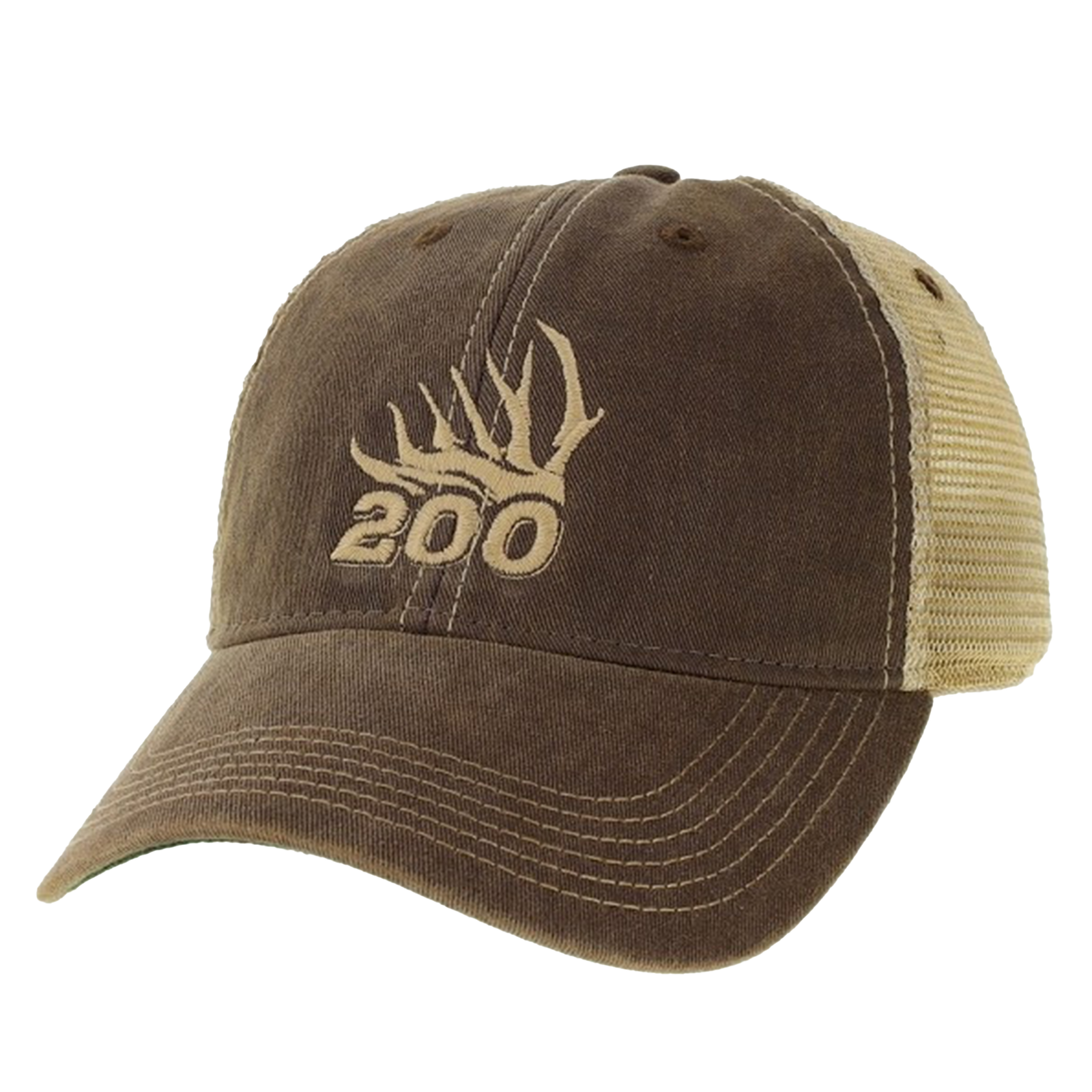 200 Brown -Tan mesh with Tan logo